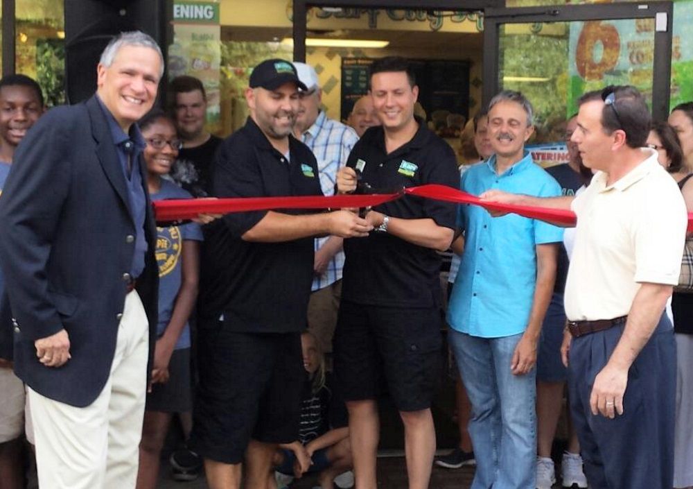 blimpie ribbon cutting entry level franchises